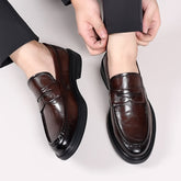 Men's All-Match Breathable British Business Leather Shoes